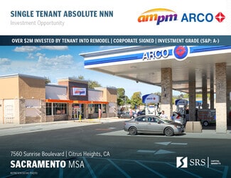 Plus de détails pour 7560 Sunrise Blvd, Citrus Heights, CA - Commerce de détail à vendre