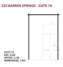 221 Barren Springs Dr, Houston, TX for lease Floor Plan- Image 1 of 1