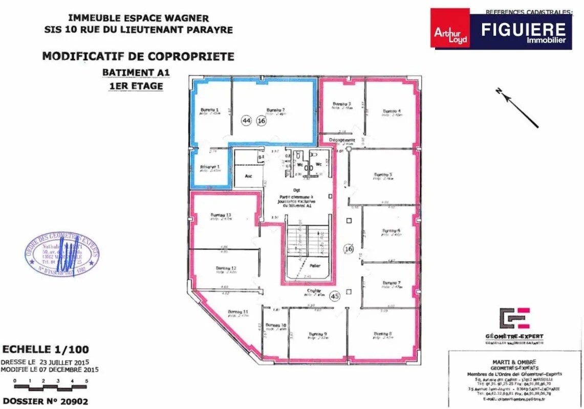 10 Rue Du Lieutenant Parayre, Aix-en-Provence à louer Plan d’étage- Image 1 de 1
