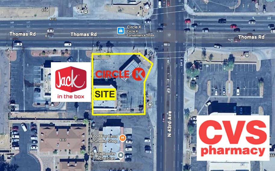 4301 W Thomas Rd, Phoenix, AZ for sale - Aerial - Image 3 of 7