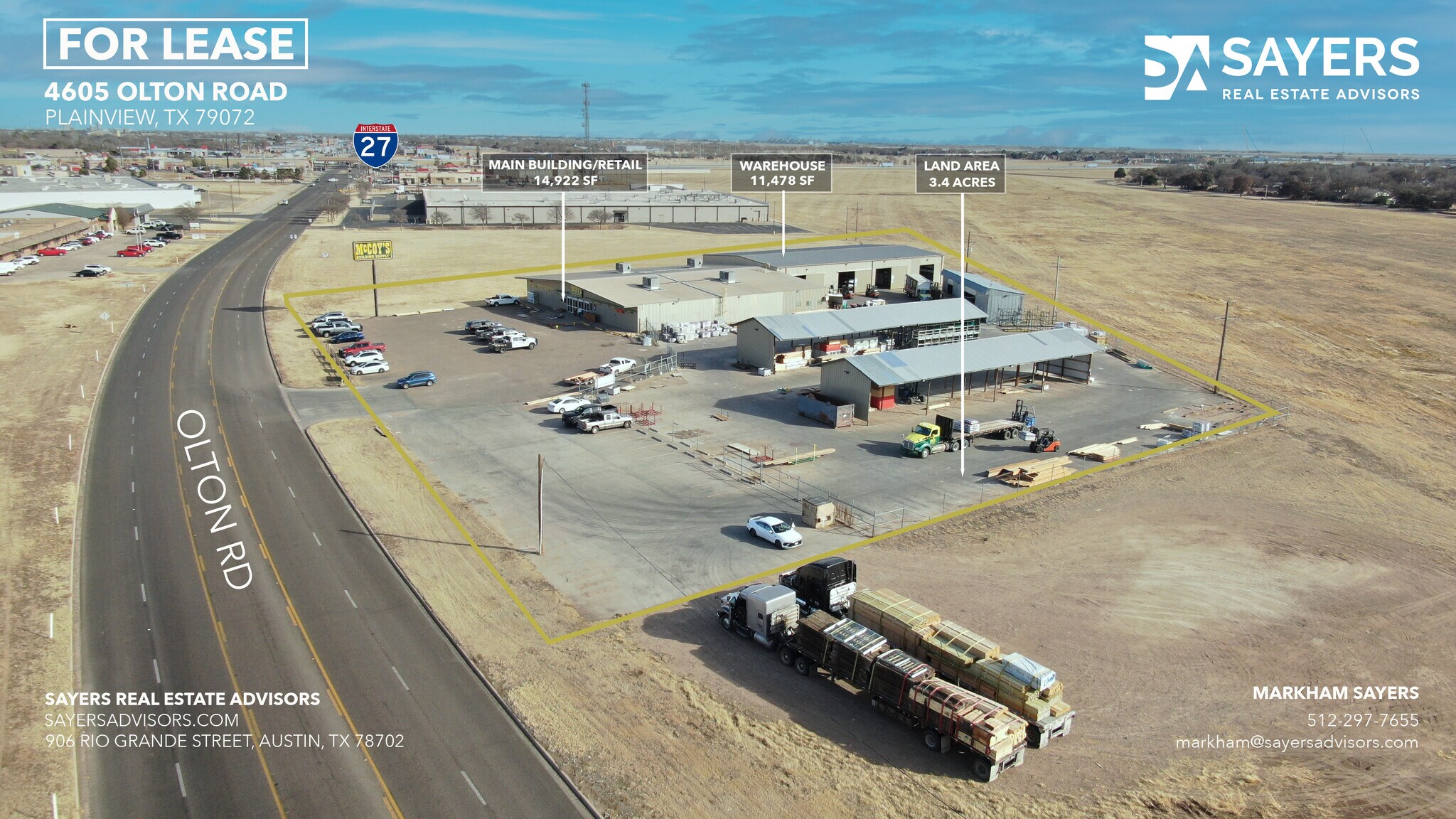 4605 Olton Rd, Plainview, TX for lease Primary Photo- Image 1 of 14