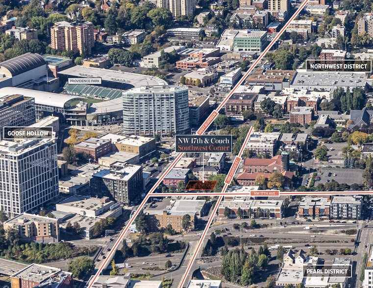 17th & Couch St, Portland, OR for sale - Aerial - Image 1 of 5