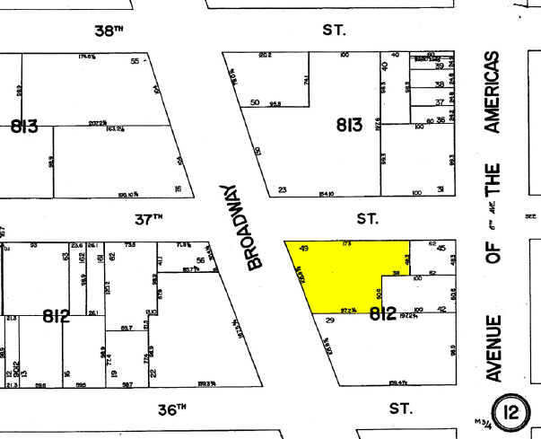 1370 Broadway, New York, NY à louer - Plan cadastral - Image 3 de 5