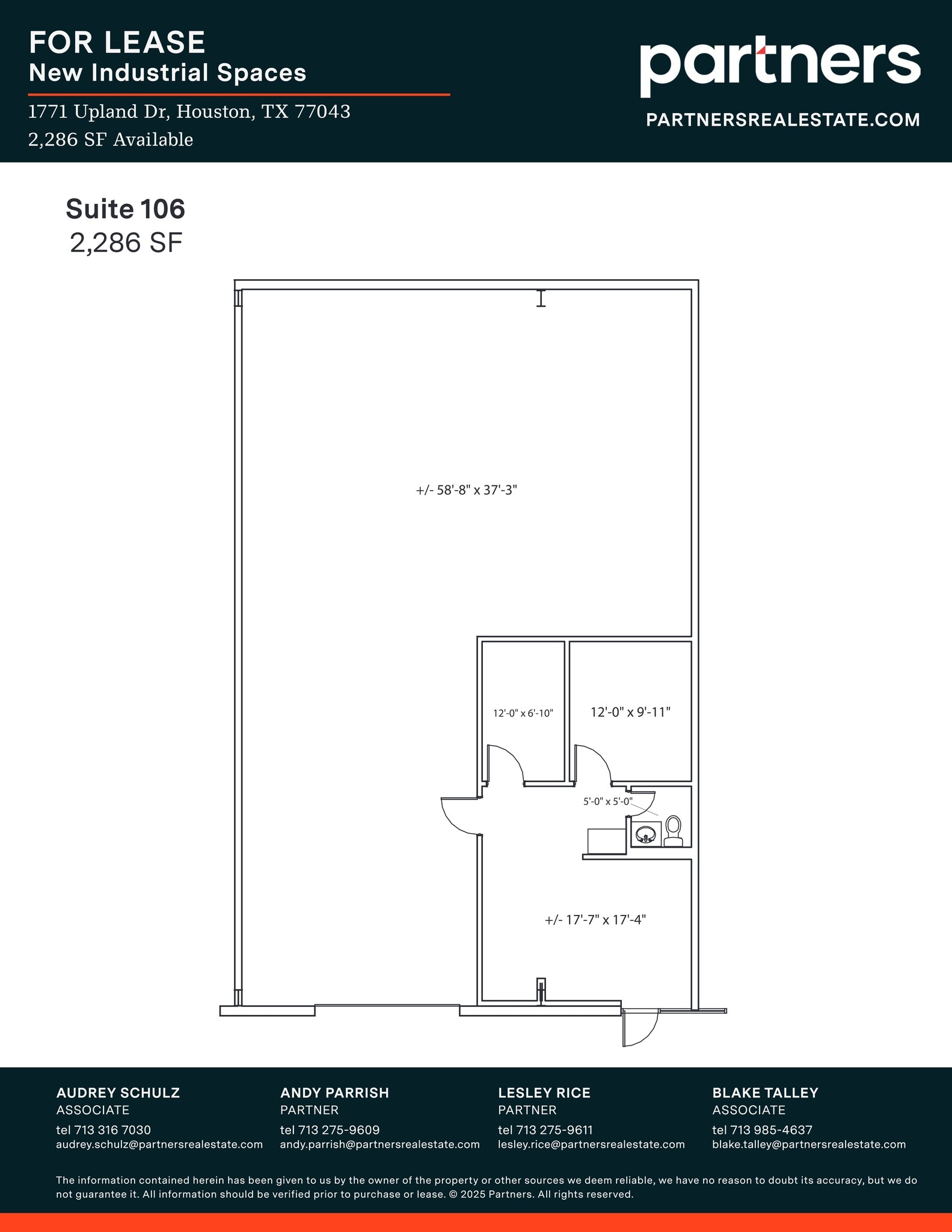 1771 Upland Dr, Houston, TX for lease Site Plan- Image 1 of 1