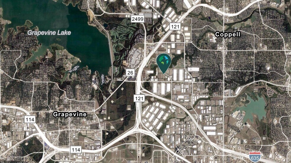 621 S Royal Ln, Coppell, TX à louer - Aérien - Image 2 de 2