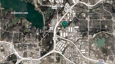 621 S Royal Ln, Coppell, TX - AÉRIEN  Vue de la carte