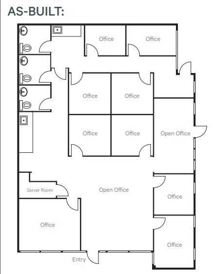 8909-8911 Complex Dr, San Diego, CA 92123 - Unit A-B -  - Floor Plan - Image 1 of 2