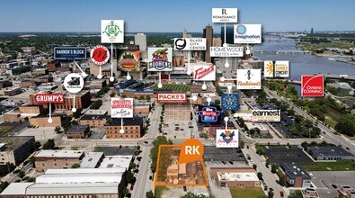 111-113 S Superior St, Toledo, OH - AERIAL  map view