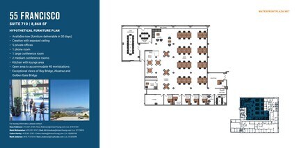 55 Francisco St, San Francisco, CA for lease Floor Plan- Image 1 of 1