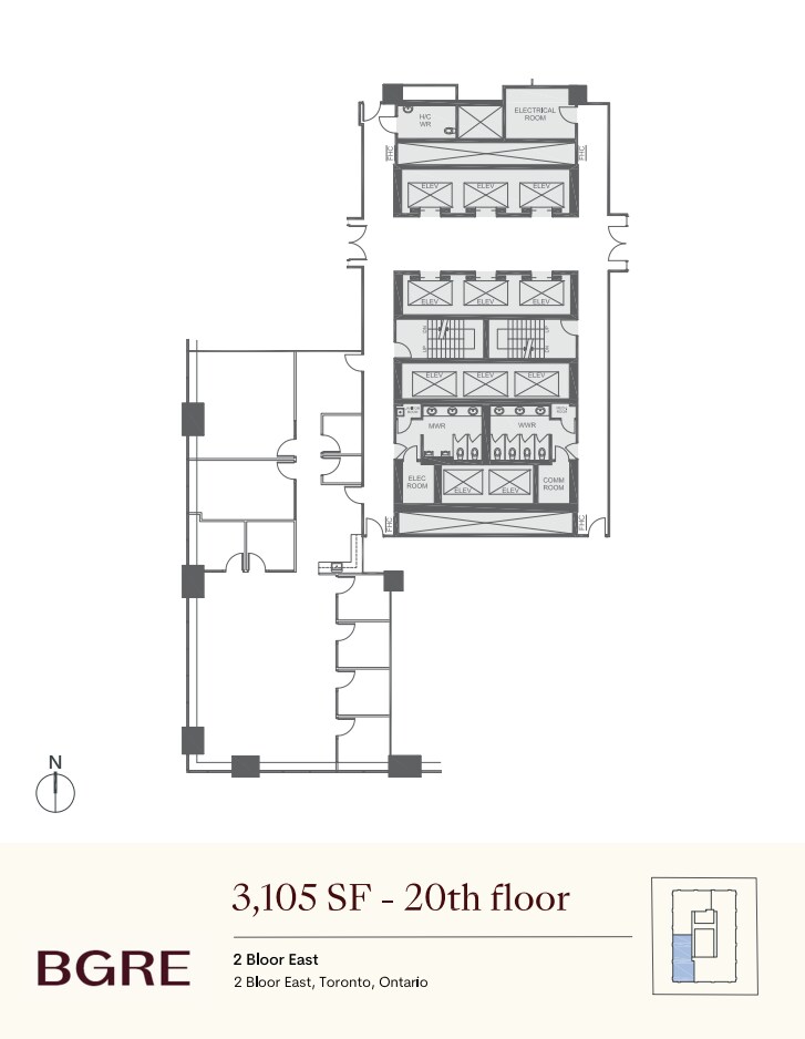 2 Bloor St E, Toronto, ON for lease Floor Plan- Image 1 of 1
