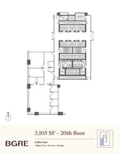 2 Bloor St E, Toronto, ON for lease Floor Plan- Image 1 of 1