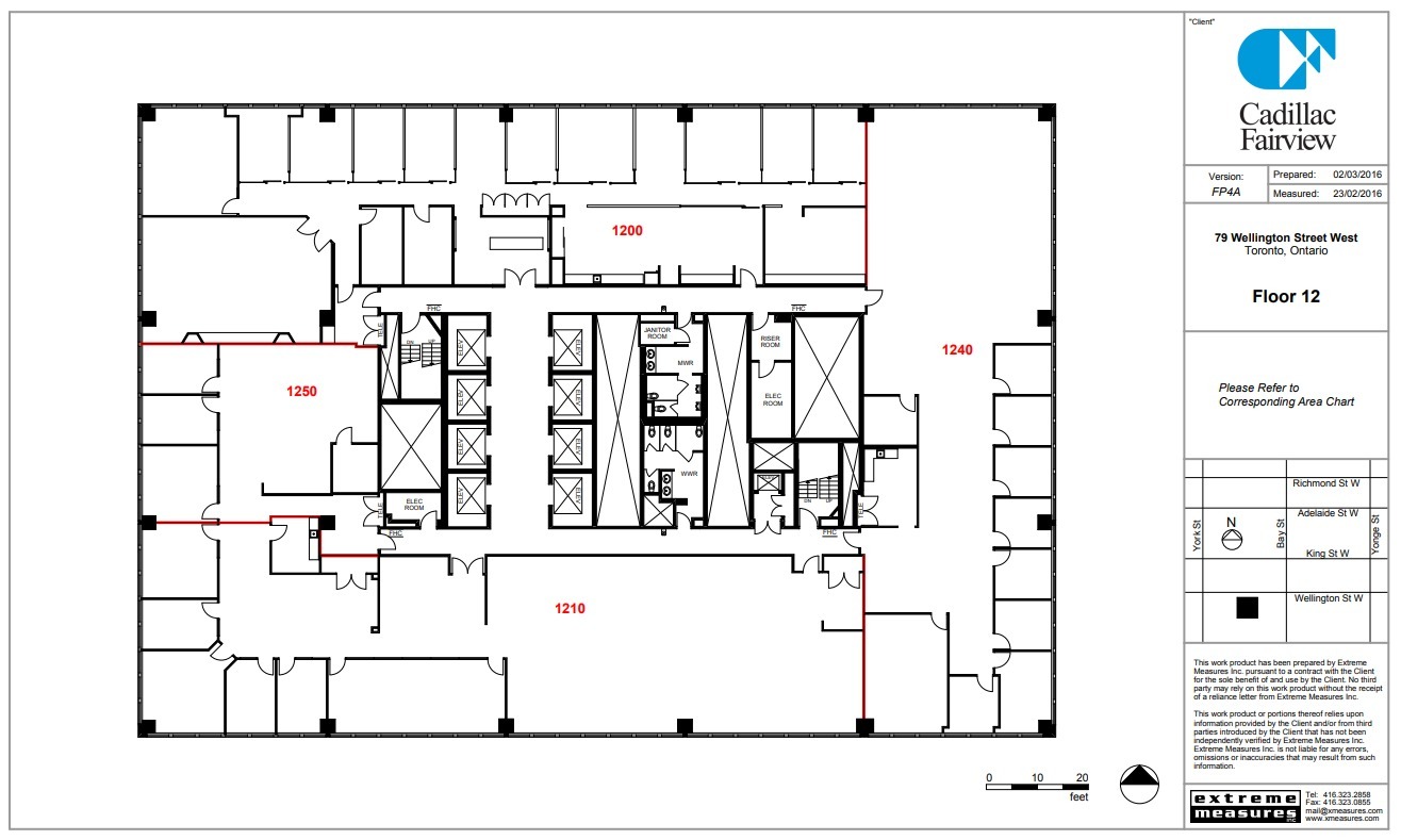 79 Wellington St W, Toronto, ON à louer Plan d  tage- Image 1 de 1