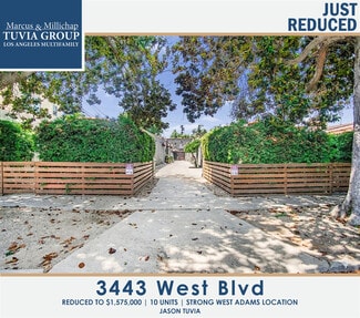 More details for 3443 West Blvd, Los Angeles, CA - Multifamily for Sale