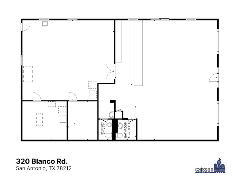 320 Blanco Rd, San Antonio, TX à louer - Plan d’étage - Image 2 de 5