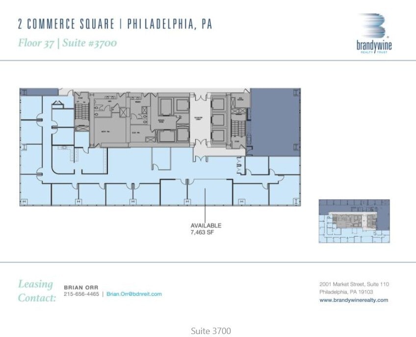 2001 Market St, Philadelphia, PA for lease Floor Plan- Image 1 of 1