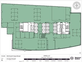 550 S Hope St, Los Angeles, CA à louer Plan d’étage- Image 1 de 1