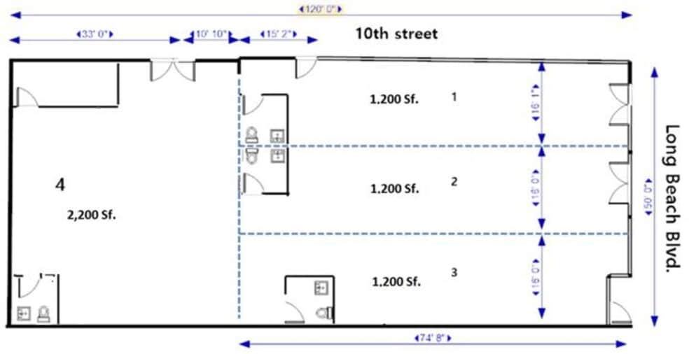 999 Long Beach Blvd, Long Beach, CA for lease - Building Photo - Image 3 of 9