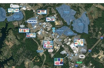 159 Lichfield Blvd, Fredericksburg, VA - AERIAL  map view - Image1