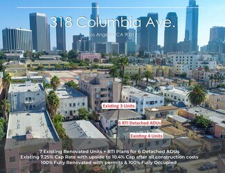 Plus de détails pour 316 Columbia Ave, Los Angeles, CA - Multi-résidentiel à vendre