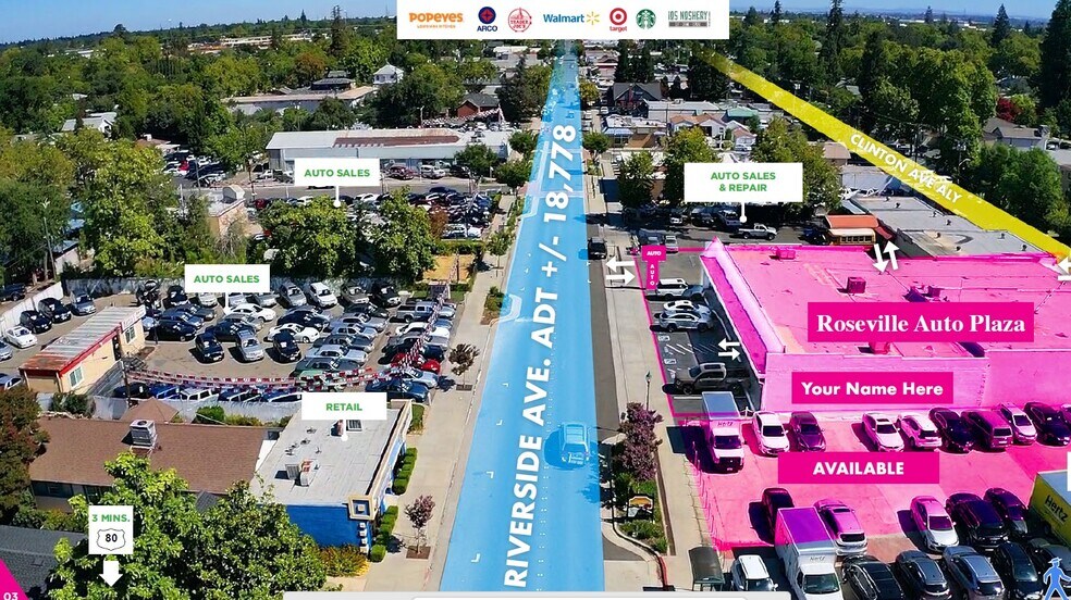 511-513 Riverside Ave, Roseville, CA à louer - Photo du bâtiment - Image 3 de 12