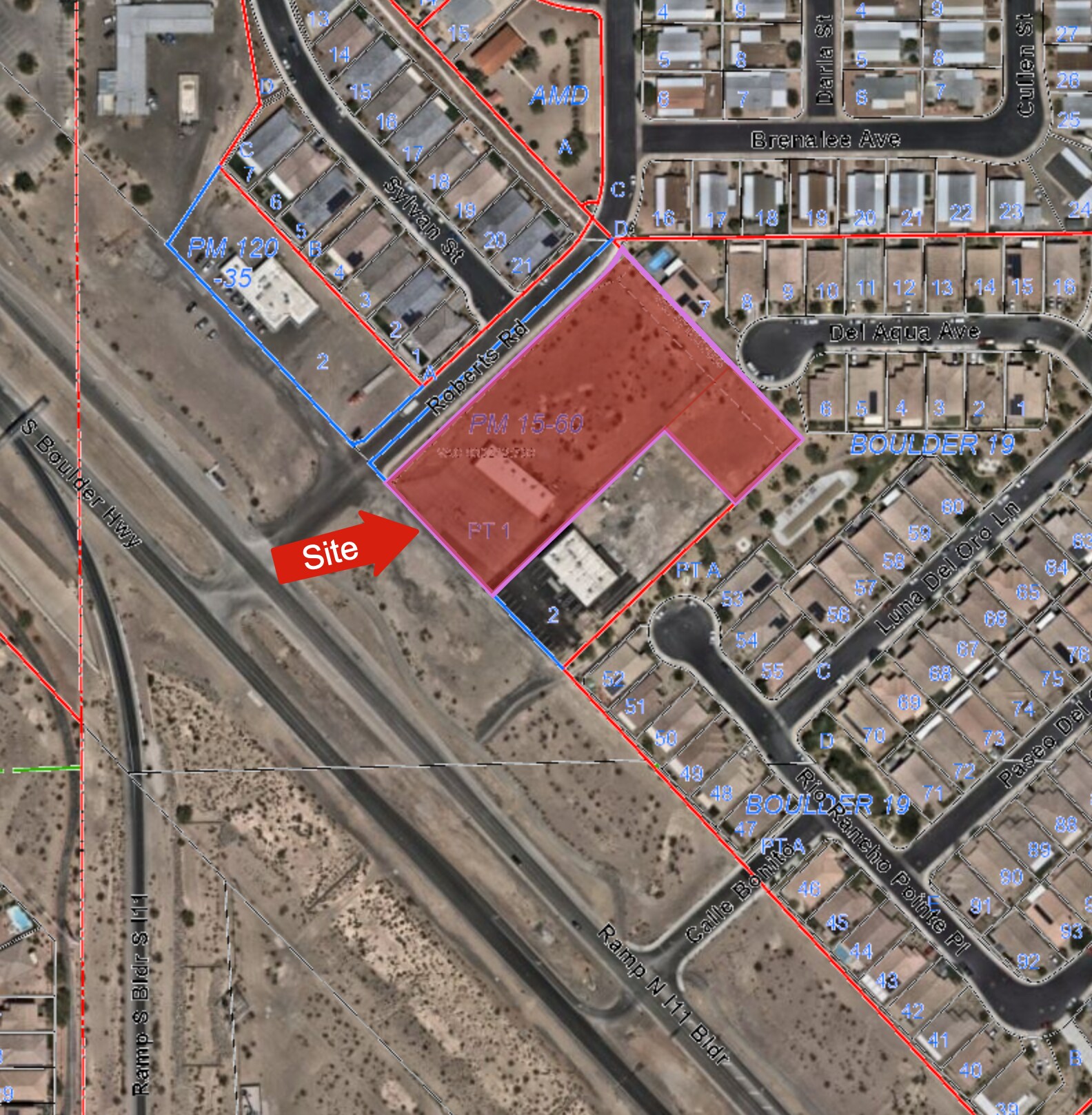 2134 S Boulder Hwy, Henderson, NV à vendre Aérien- Image 1 de 3