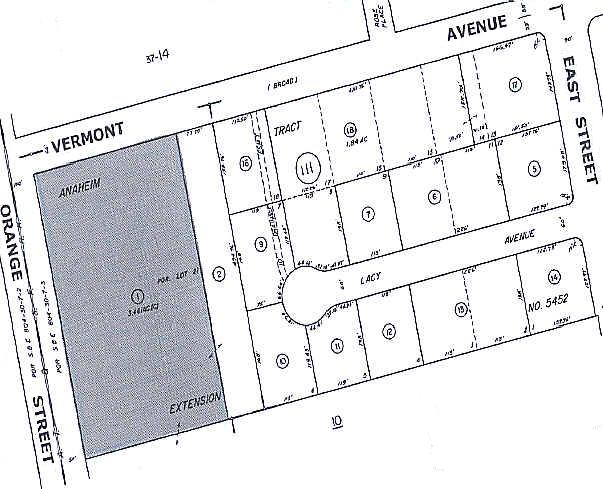 900 E Vermont Ave, Anaheim, CA à louer - Plan cadastral - Image 2 de 2