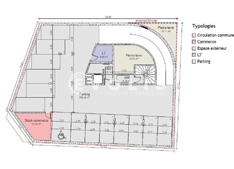 Commerce de détail dans Montrouge à louer - Plan d’étage - Image 3 de 5