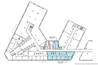 1400-1422 Euclid Ave, Cleveland, OH for lease Floor Plan- Image 1 of 1