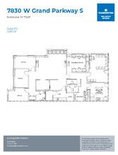 7830 W Grand Pky S, Richmond, TX à louer Plan d’étage- Image 1 de 1