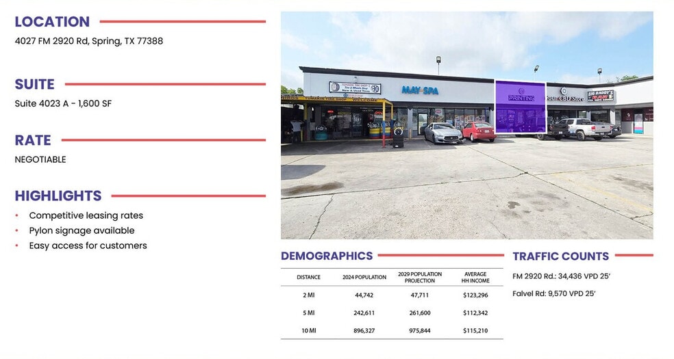 4027 FM 2920 Rd, Spring, TX for lease - Building Photo - Image 2 of 6