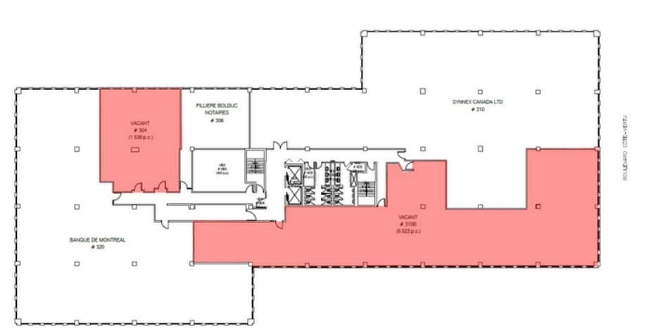 3300 Boul de la Côte-Vertu, Montréal, QC for lease Floor Plan- Image 1 of 1