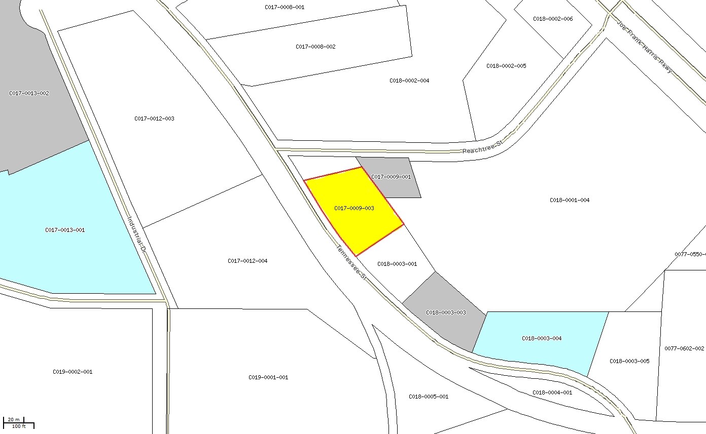 606 S Tennessee St, Cartersville, GA à louer Plan cadastral- Image 1 de 2