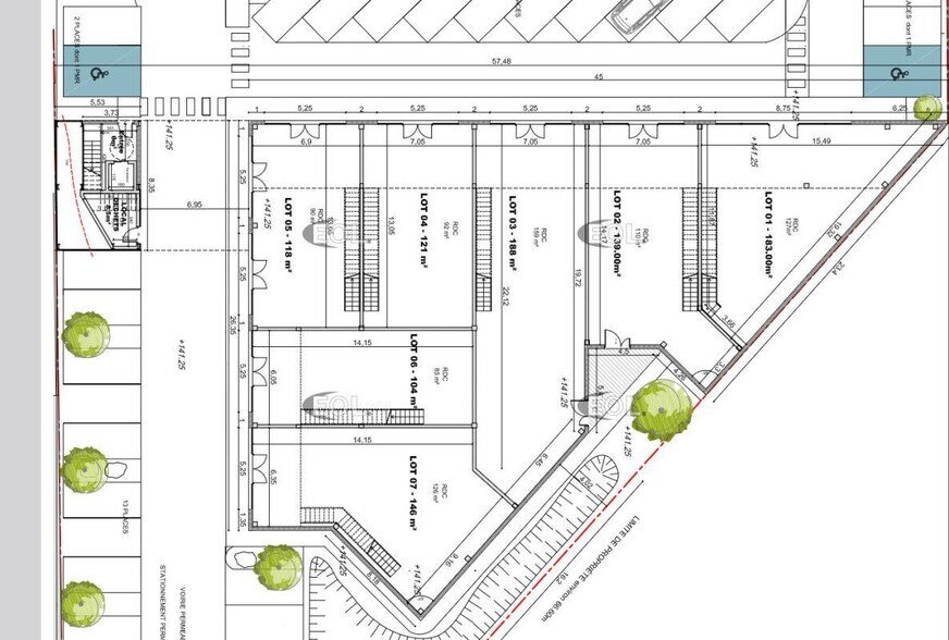 Flex in Roquevaire for lease - Site Plan - Image 3 of 3
