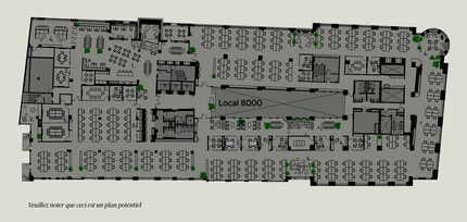 747 Rue Du Square-Victoria, Montréal, QC à louer Plan d’étage- Image 1 de 1