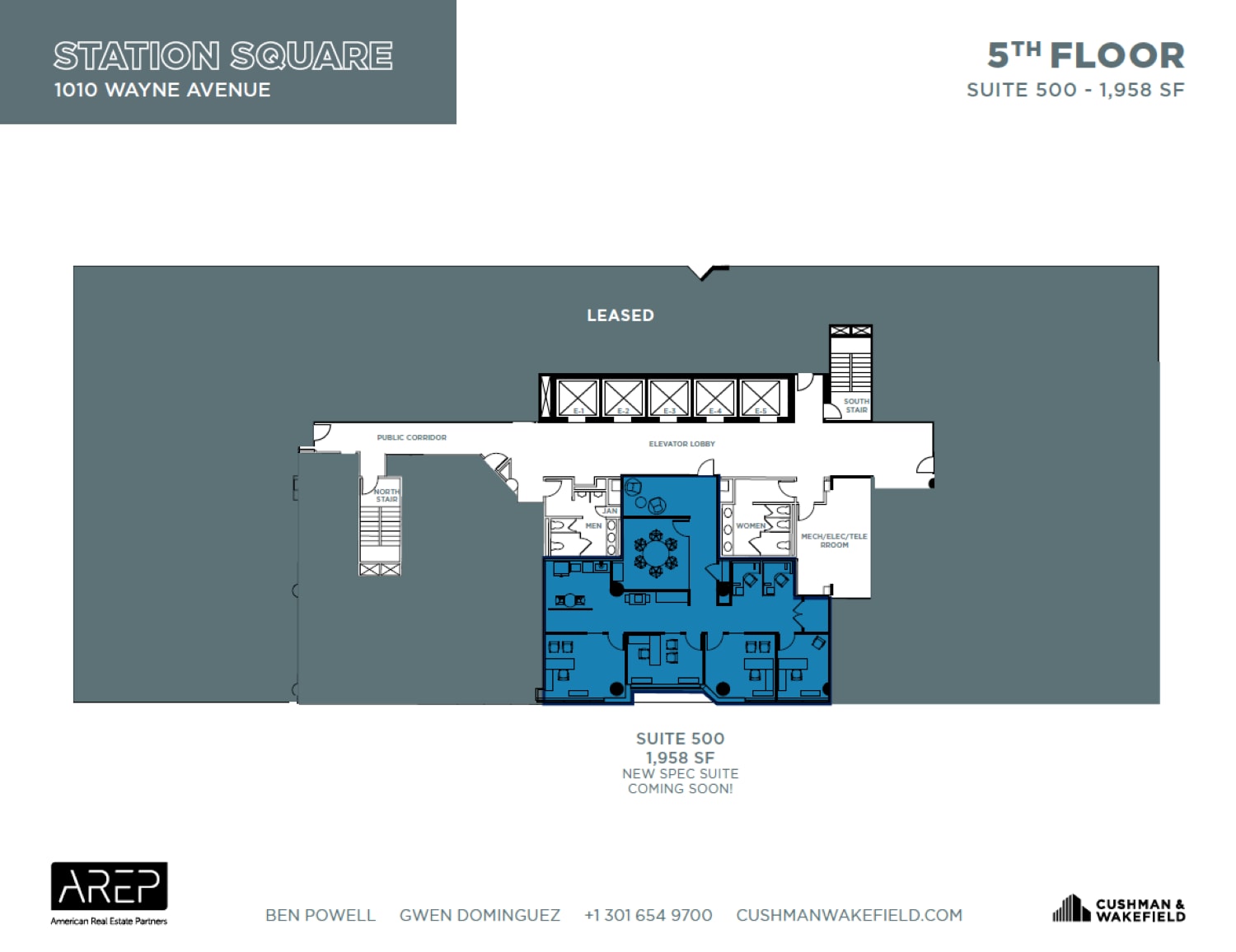1100 Wayne Ave, Silver Spring, MD for lease Floor Plan- Image 1 of 1