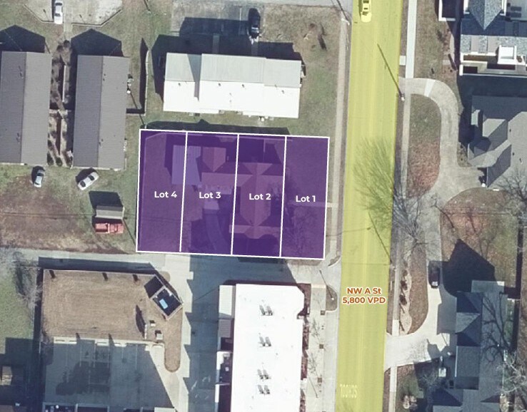 337 NW A St, Bentonville, AR for sale - Aerial - Image 2 of 2