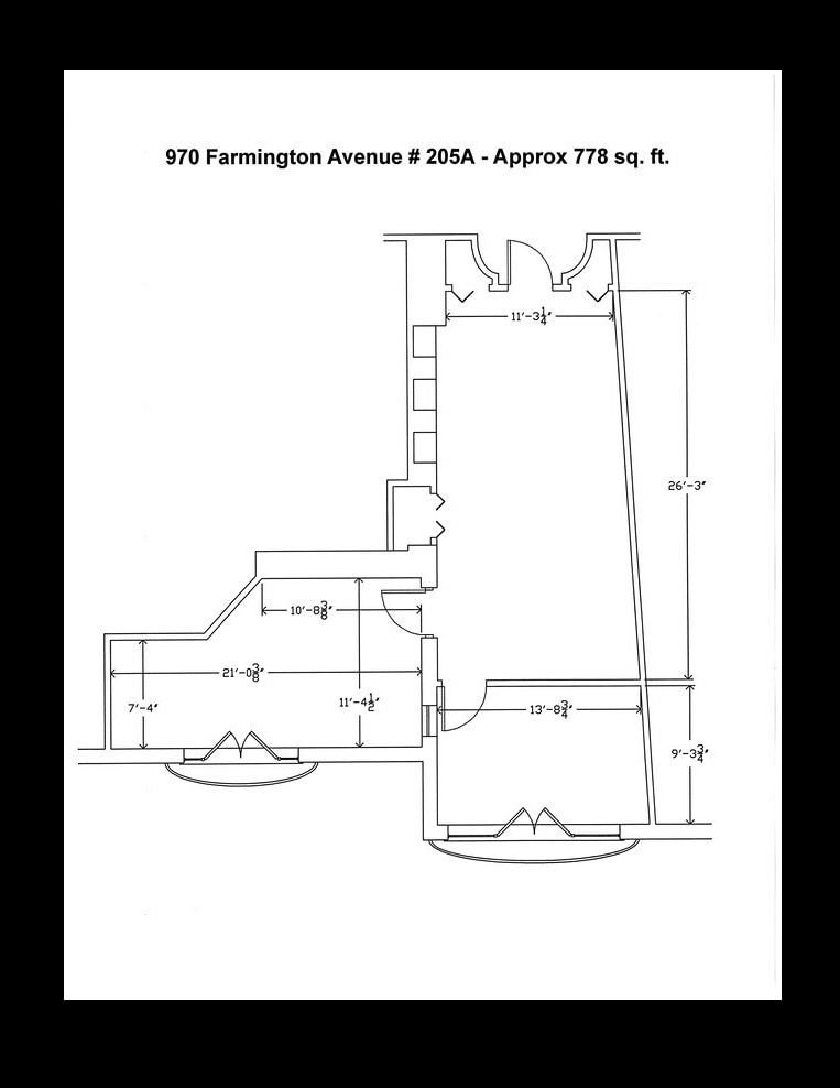 970 Farmington Ave, West Hartford, CT for lease Floor Plan- Image 1 of 1