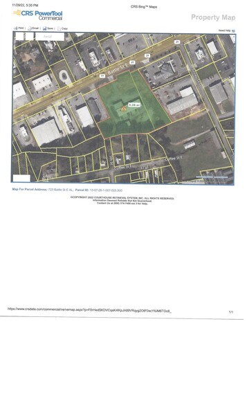 723 Battle St E, Talladega, AL à vendre - Aérien - Image 3 de 6