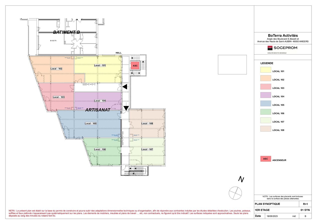 65 Rue Germaine Canonne, Angers, MEL 49100 - Unité 101 - - Plan d’étage - Image 2 of 5
