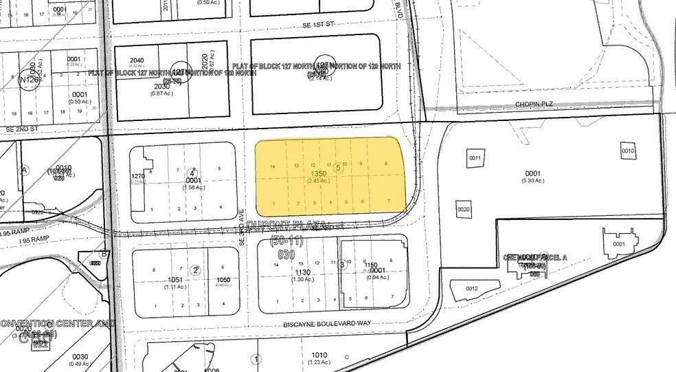 200 S Biscayne Blvd, Miami, FL à louer - Plan cadastral - Image 2 de 35