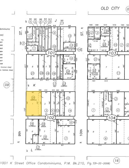 1107 9th St, Sacramento, CA for lease - Plat Map - Image 2 of 30
