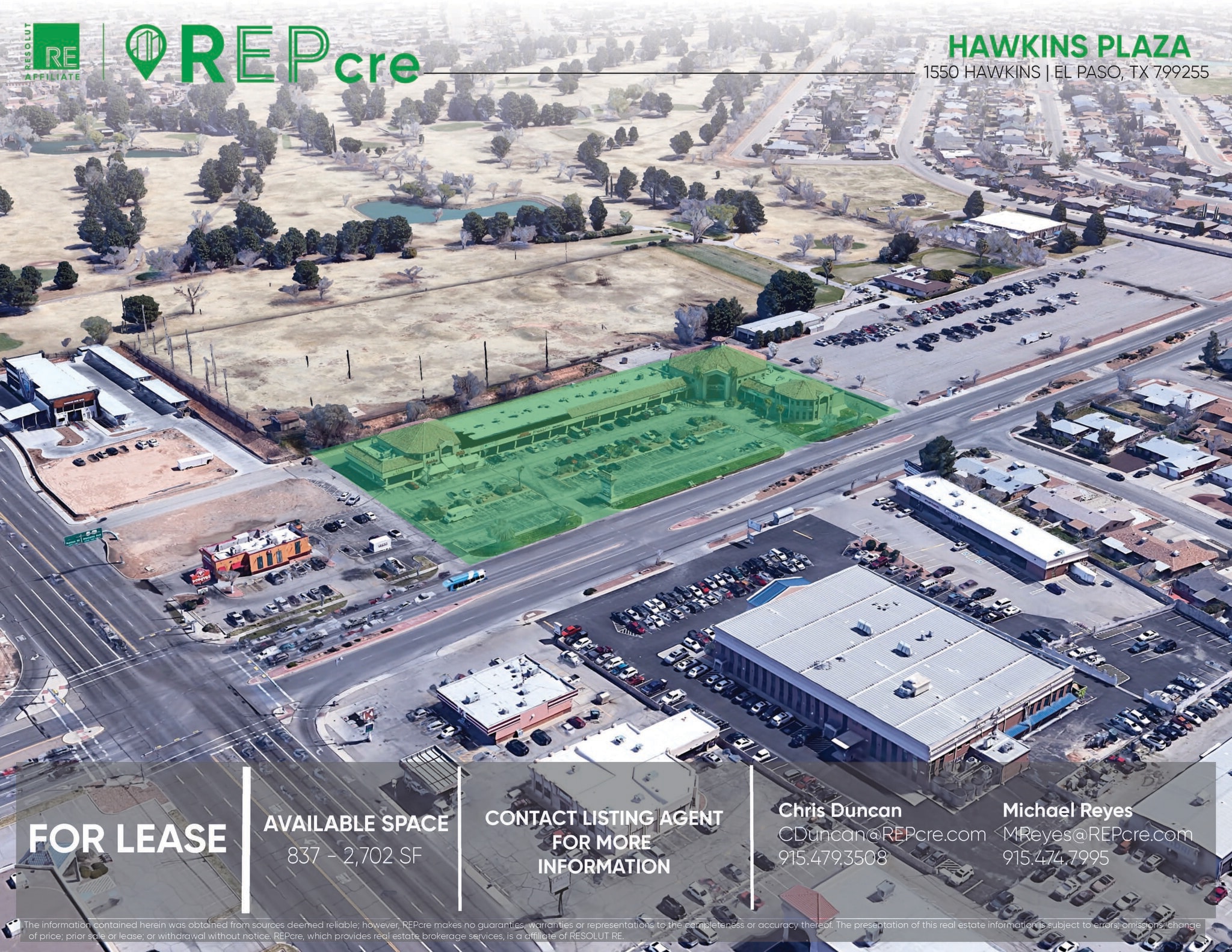 1550 Hawkins Blvd, El Paso, TX à louer Photo principale- Image 1 de 7