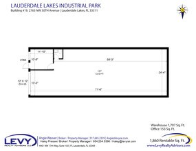 2696 NW 31st Ave, Lauderdale Lakes, FL for lease Floor Plan- Image 2 of 2