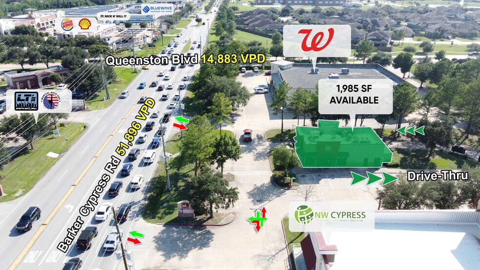 11833 Barker Cypress Rd, Cypress, TX à louer - Aérien - Image 3 de 3