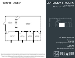 4538 Centerview Dr, San Antonio, TX à louer Plan d  tage- Image 1 de 1