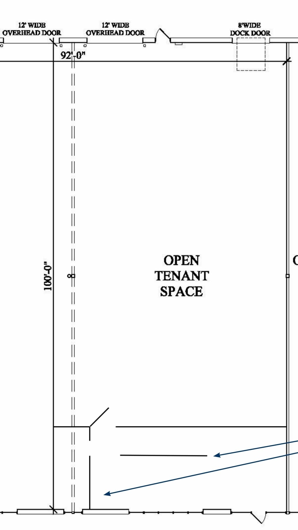 4706-4738 S Taylor Dr, Sheboygan, WI for lease Floor Plan- Image 1 of 5