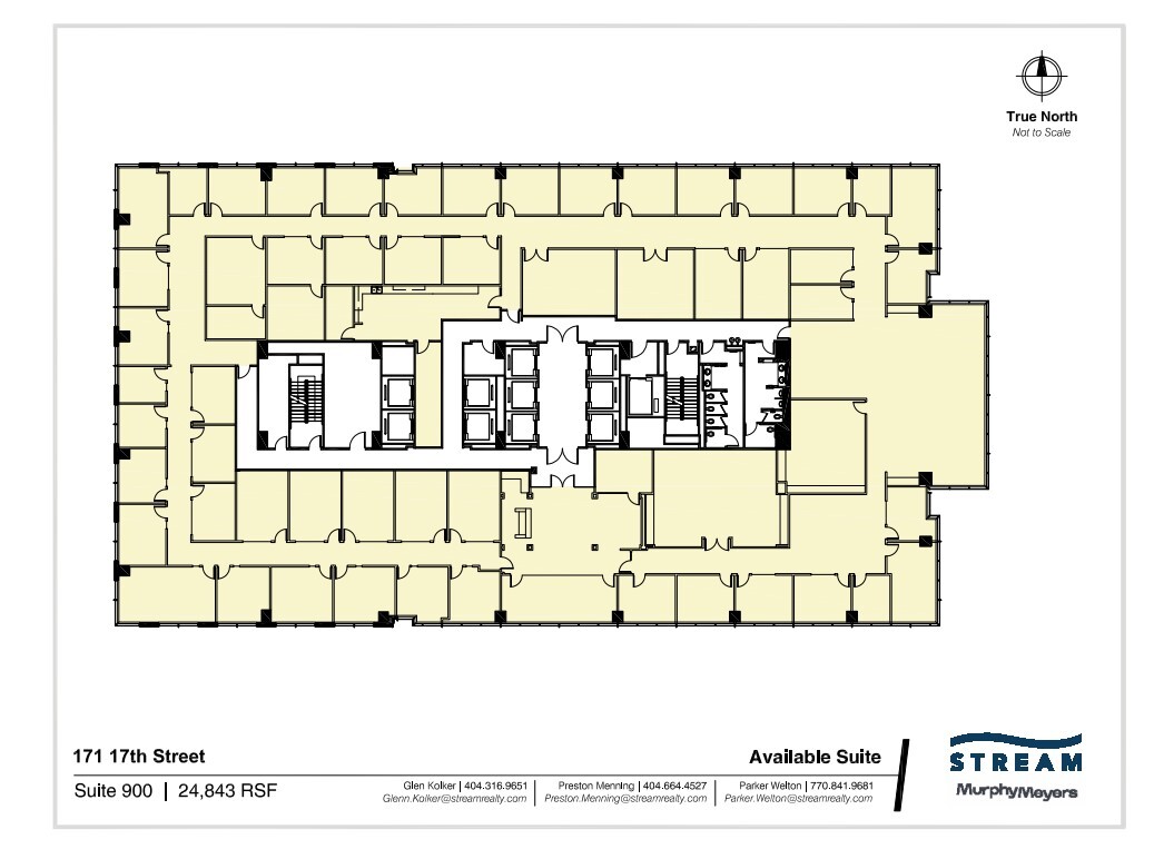 171 17th St NW, Atlanta, GA à louer Plan d  tage- Image 1 de 1