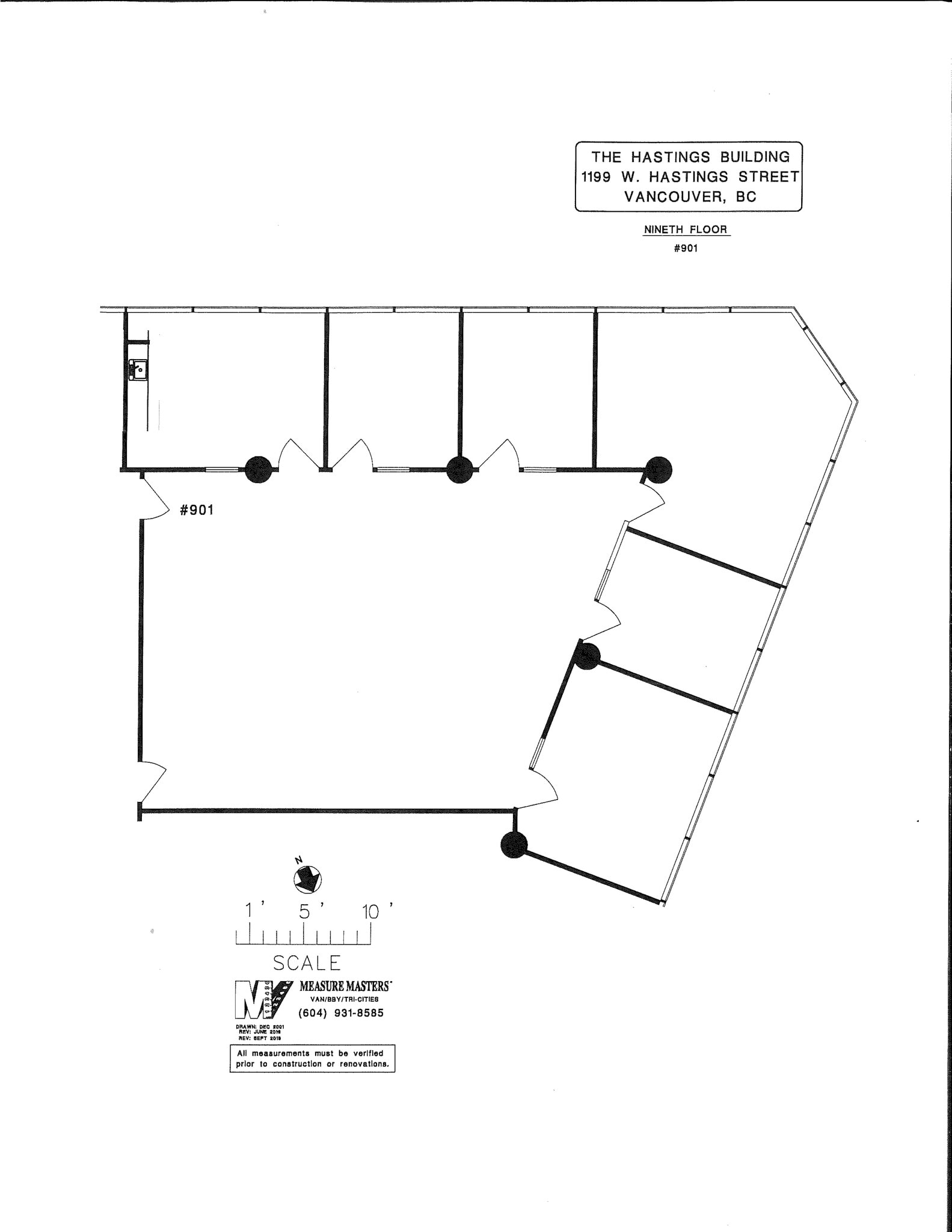 1199 W Hastings St, Vancouver, BC for lease Site Plan- Image 1 of 3