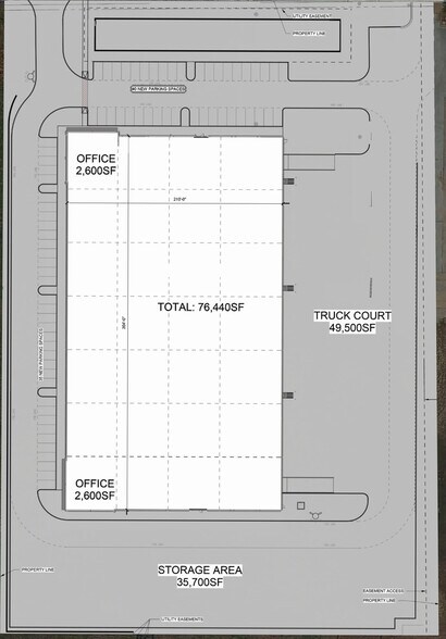 3001-3071 Pinewood Dr, Arlington, TX à vendre - Plan de site - Image 2 de 3
