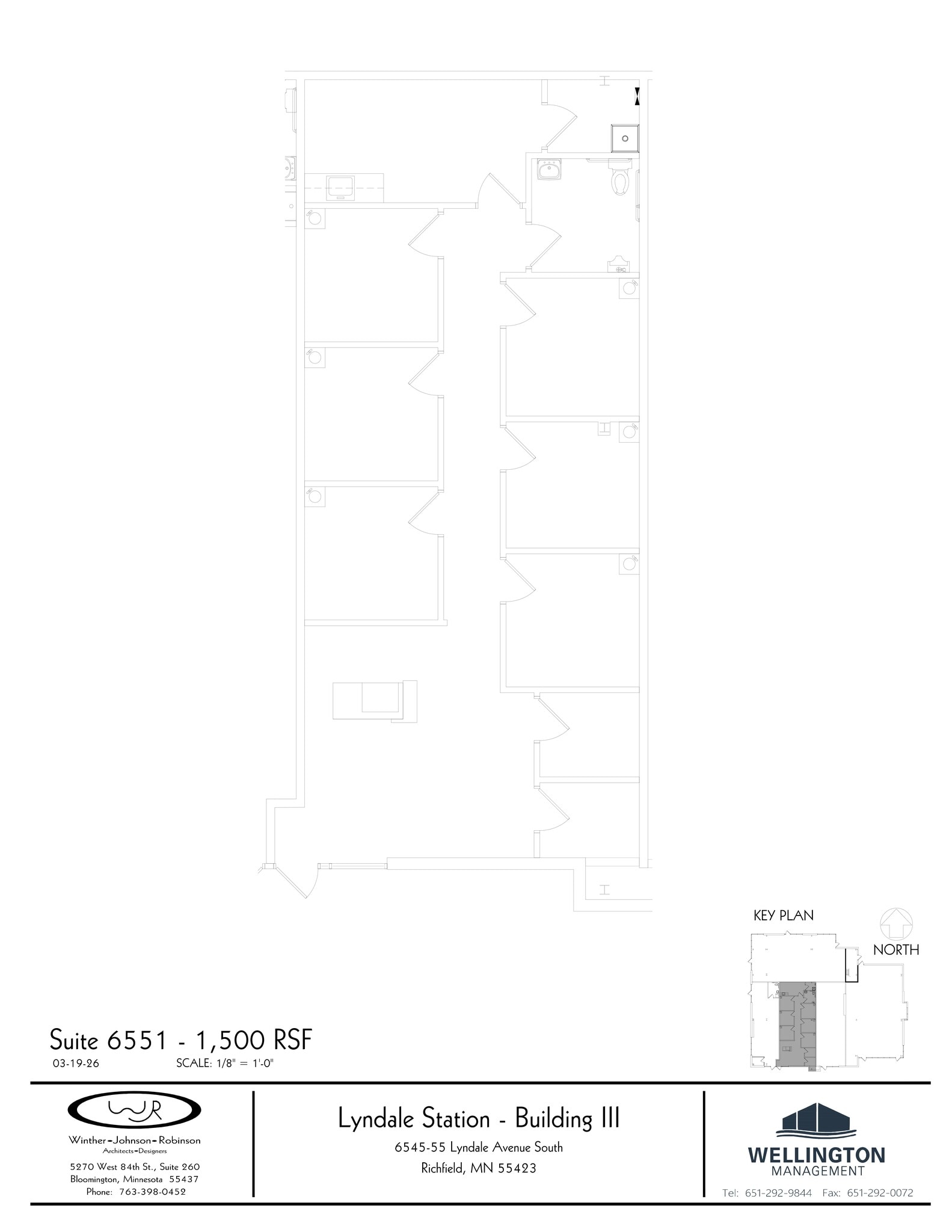 6545-6555 Lyndale Ave S, Richfield, MN à louer Plan de site- Image 1 de 2